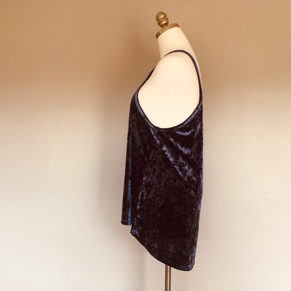 Camisole Velvet Medium Midnight Blue - Picture 6 of 7